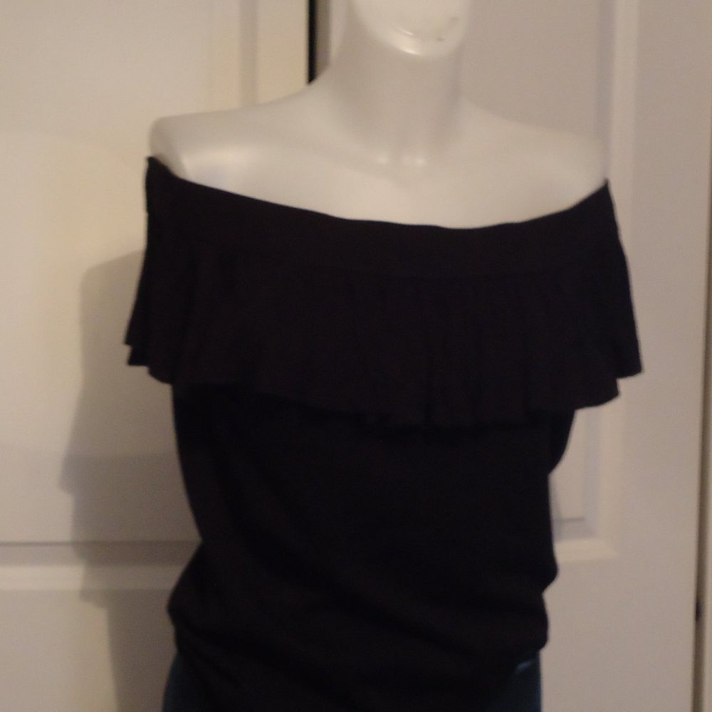 Black Off Shoulder Sweater NWT